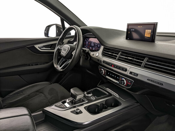 2019 Audi Q7 45 TDI II (4M) Рестайлинг, белый, 4850000 рублей - вид 28