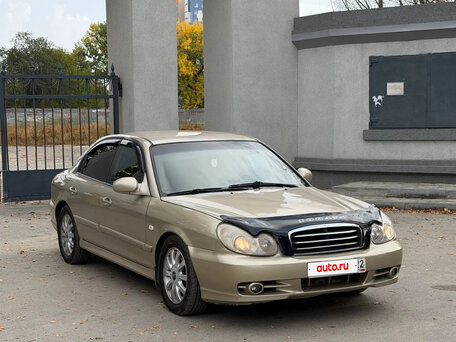 2005 Hyundai Sonata ТагАЗ IV (EF) Рестайлинг, бежевый, 280000 рублей, вид 3
