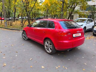 2007 Audi A3 II (8P) Рестайлинг 1, красный, 690000 рублей, вид 5