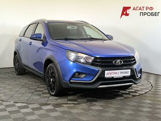 2020 Lada (ВАЗ) Vesta SW Cross I, синий, 1150000 рублей, вид 3