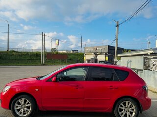 2007 Mazda 3 I (BK) Рестайлинг, красный, 750000 рублей, вид 3