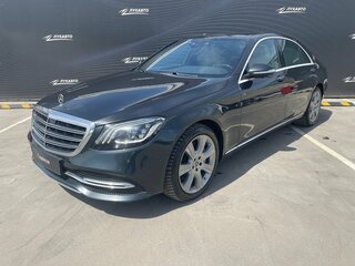 2018 Mercedes-Benz S-Класс 450 Long VI (W222, C217) Рестайлинг, чёрный, 4400000 рублей, вид 1