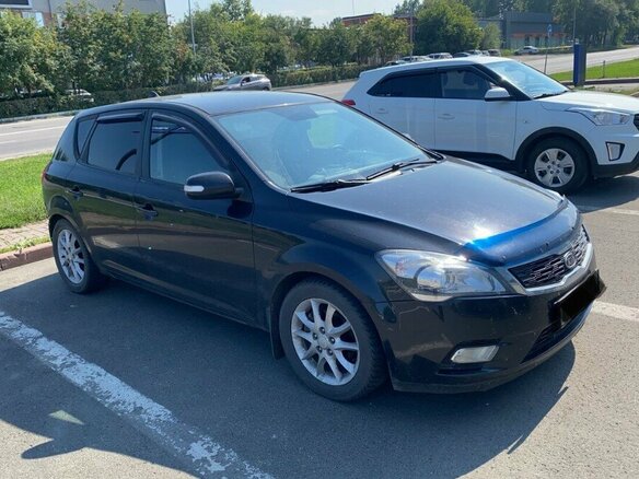 2010 Kia Ceed I Рестайлинг, чёрный - вид 1