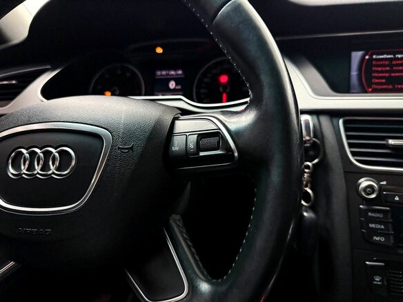 2014 Audi A4 IV (B8) Рестайлинг, белый, 1490000 рублей - вид 13