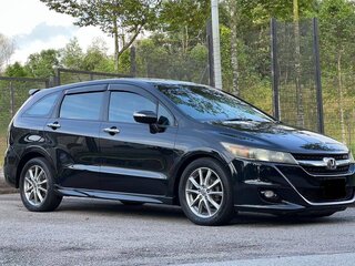 2014 Honda Stream II Рестайлинг, чёрный, 1160000 рублей, вид 4
