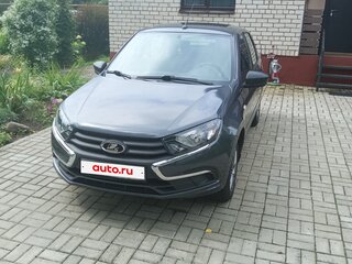 2018 Lada (ВАЗ) Granta I Рестайлинг, серый, 440000 рублей, вид 1