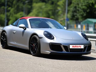 2017 Porsche 911 Targa 4 GTS VII (991) Рестайлинг, серебристый, 12700000 рублей, вид 4