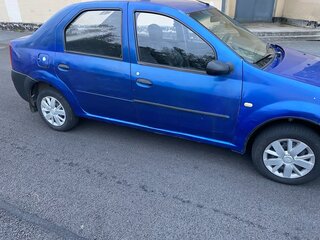 2008 Renault Logan I, синий, 150000 рублей, вид 4