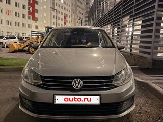 2019 Volkswagen Polo V Рестайлинг, серебристый, 720000 рублей, вид 2