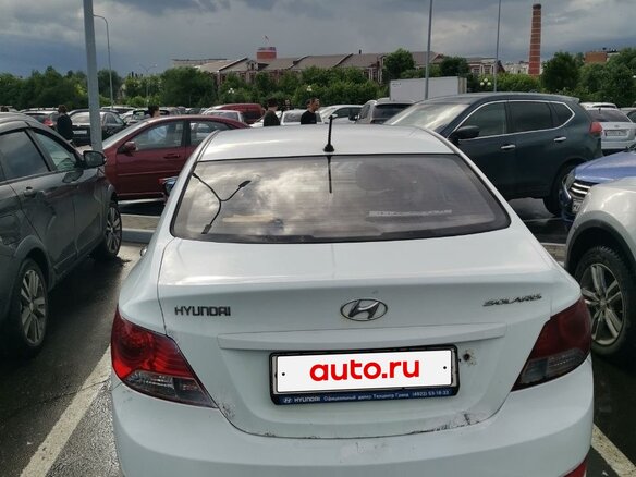 2012 Hyundai Solaris I, белый - вид 3