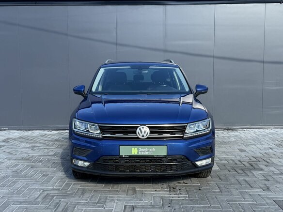 2018 Volkswagen Tiguan II, синий, 1750000 рублей - вид 2