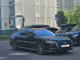 2019 Audi A8 Long 45 TDI IV (D5), чёрный, 5950000 рублей, вид 2