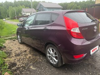 2011 Hyundai Solaris I, фиолетовый, 850000 рублей, вид 4