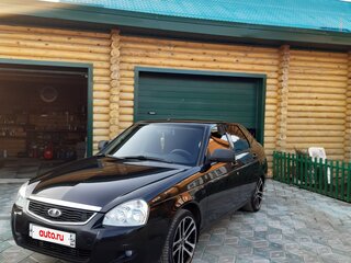 2014 Lada (ВАЗ) Priora I Рестайлинг, чёрный, 585000 рублей, вид 1