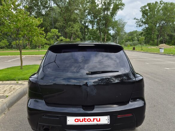 2007 Mazda 3 I (BK) Рестайлинг, чёрный - вид 3