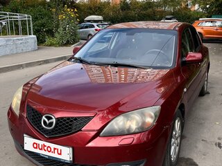 2008 Mazda 3 I (BK) Рестайлинг, красный, 550000 рублей, вид 3