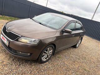 2018 Skoda Rapid I Рестайлинг, коричневый, 1300000 рублей, вид 1