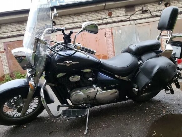 2006 Suzuki Intruder VL 400 Classic, синий, 330000 рублей - вид 2