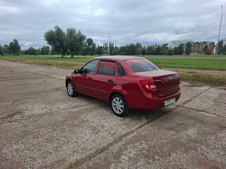 2013 Lada (ВАЗ) Granta I, серебристый, 470000 рублей, вид 4