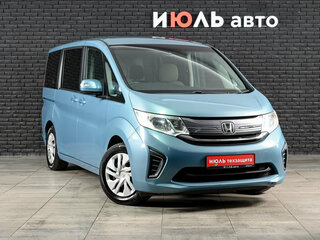 2017 Honda Stepwgn V Рестайлинг, голубой, 1949000 рублей, вид 3