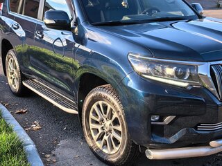 2017 Toyota Land Cruiser Prado 150 Series Рестайлинг 1, синий, 4950000 рублей, вид 3