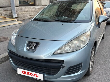 2010 Peugeot 207 I Рестайлинг, голубой, 420000 рублей, вид 4