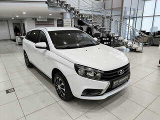 2019 Lada (ВАЗ) Vesta SW I, белый, 1050000 рублей, вид 3
