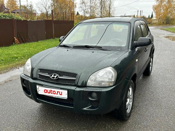 2008 Hyundai Tucson I, зелёный, 535000 рублей - вид 1