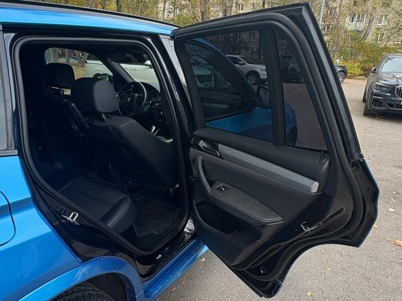 2015 BMW X3 20i xDrive II (F25) Рестайлинг, голубой, 2500000 рублей - вид 7