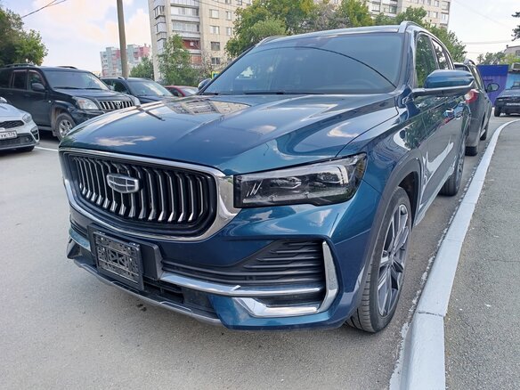 2021 Geely Monjaro (Xingyue L) I, синий, 3000000 рублей - вид 2