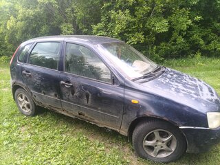 2007 Lada (ВАЗ) Kalina I, синий, 70000 рублей, вид 4