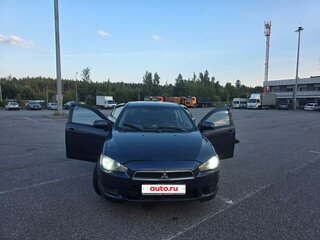 2008 Mitsubishi Lancer X, синий, 400000 рублей, вид 4