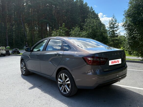 2020 Lada (ВАЗ) Vesta I, серый, 850000 рублей - вид 6
