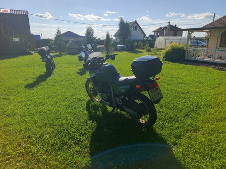 1992 Honda Transalp 400, зелёный, 185000 рублей, вид 3
