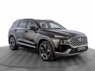 2021 Hyundai Santa Fe IV Рестайлинг, чёрный, 4110000 рублей, вид 3