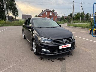 2016 Volkswagen Polo V Рестайлинг, чёрный, 1150000 рублей, вид 1