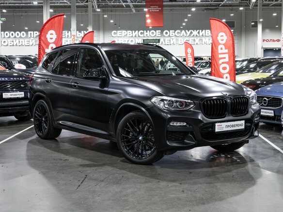 2018 BMW X3 20d xDrive III (G01), чёрный - вид 4