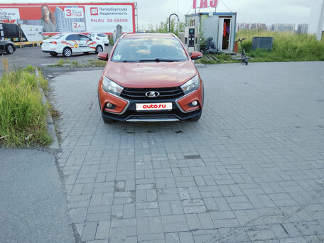 2018 Lada (ВАЗ) Vesta SW Cross I, оранжевый, 606000 рублей, вид 3