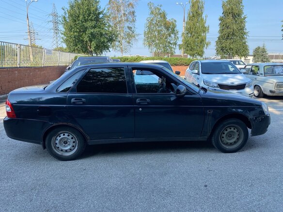 2008 Lada (ВАЗ) Priora I, серый - вид 2