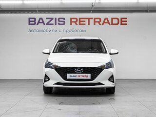 2021 Hyundai Solaris II Рестайлинг, белый, 1381000 рублей, вид 2