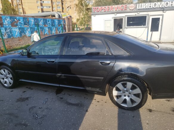 2008 Audi A8 II (D3) Рестайлинг 2, чёрный, 860000 рублей - вид 5