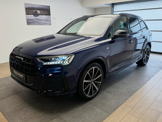 2020 Audi Q7 45 TDI II (4M) Рестайлинг, синий, 6470000 рублей, вид 1