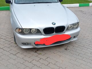 2001 BMW 5 серии 520i IV (E39) Рестайлинг, серебристый, 460000 рублей, вид 2