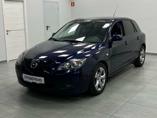 2008 Mazda 3 I (BK) Рестайлинг, синий, 699000 рублей, вид 1