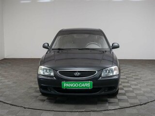 2009 Hyundai Accent ТагАЗ II, чёрный, 379000 рублей, вид 2