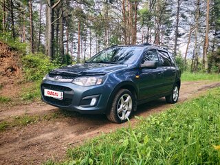 2015 Lada (ВАЗ) Kalina Cross II, серый, 490000 рублей, вид 2