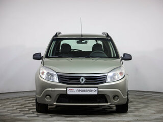 2013 Renault Sandero I, бежевый, 389000 рублей, вид 2