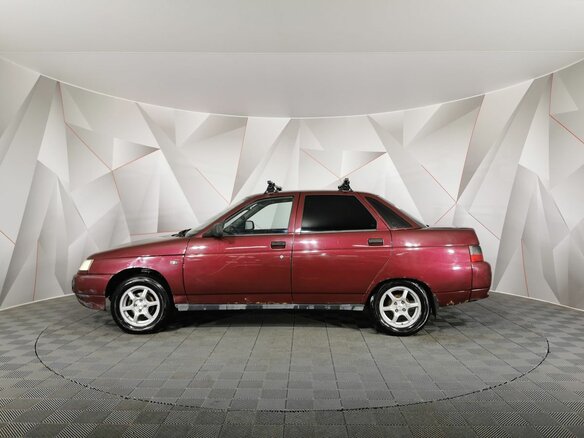 2005 Lada (ВАЗ) 2110, красный, 95000 рублей - вид 4