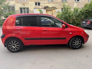 2005 Hyundai Getz I Рестайлинг, красный, 405000 рублей, вид 3