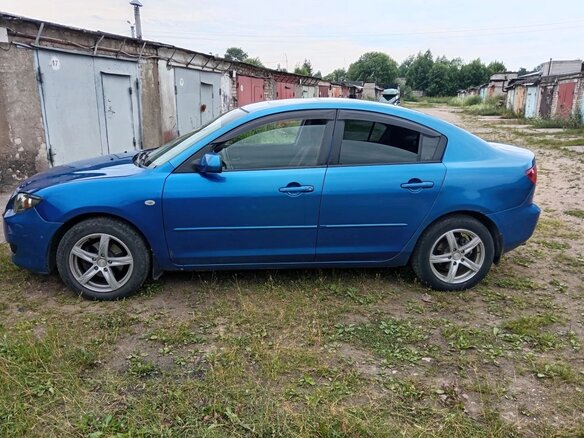 2004 Mazda 3 I (BK), синий, 450000 рублей - вид 3